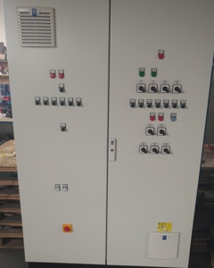 Control cabinet climate/feeding/lighting 24x120 m